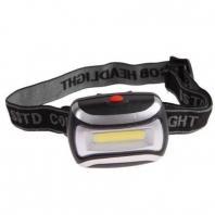 Фонарь налобный BL-3088 (3ААА) 2 LED+1 COB /1/120/