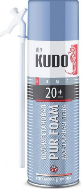 Пена монтажная бытовая всесезонная KUDO HOME 650мл/480г /12/
